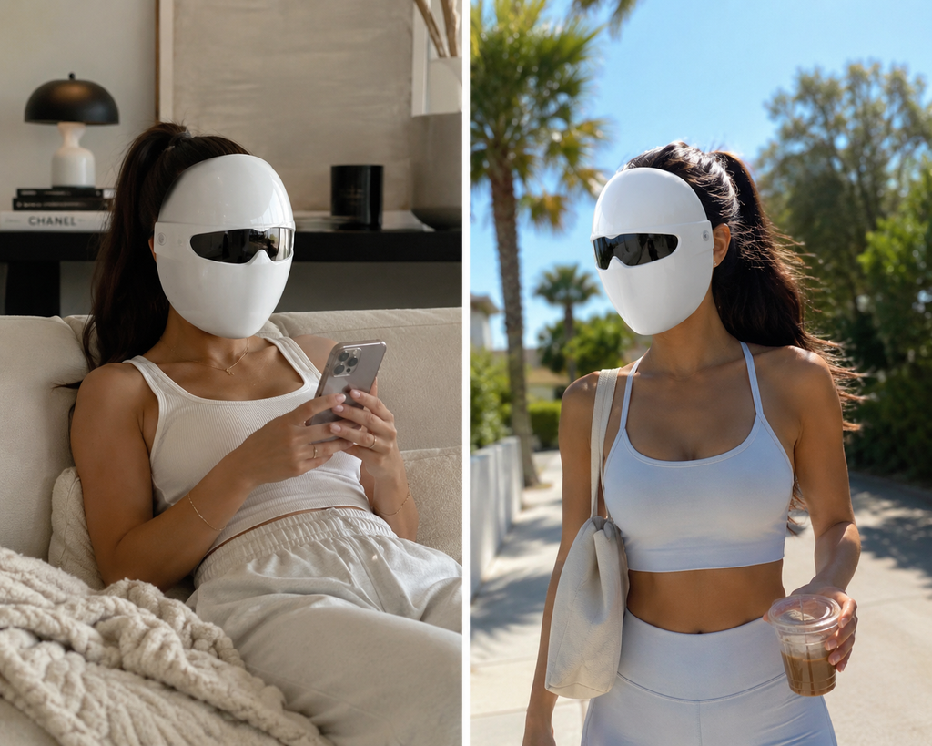 Tera Skin Photon Glow™ 7-Color LED Light Therapy Mask for Radiant-Looking Skin